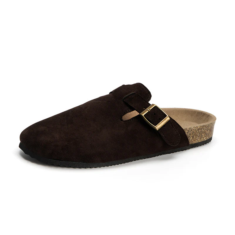 Damen Komfortable Clogs mit Schickem Riemen Heidi Mode - Image 5