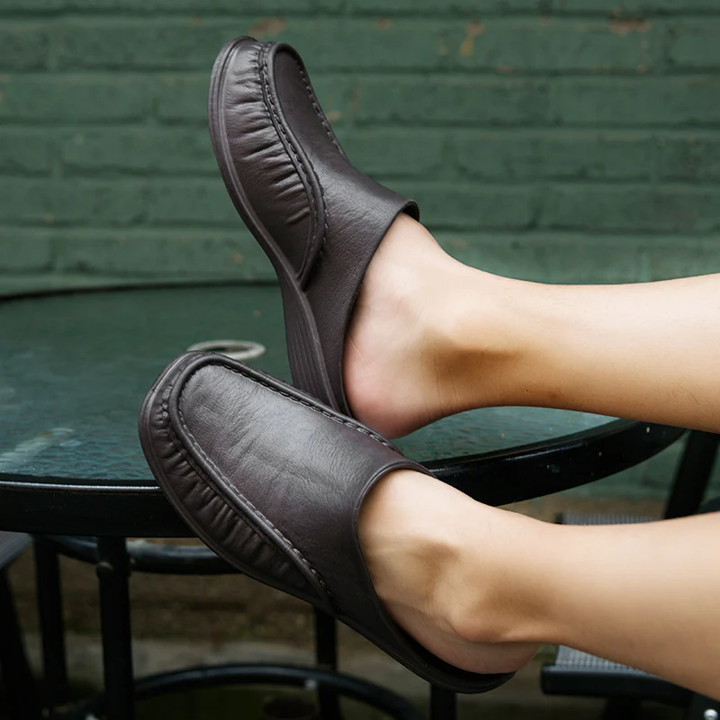 Damen Komfortable Clogs mit seitlichem Einstieg und hochelastischem Obermaterial Heidi Mode - Image 3