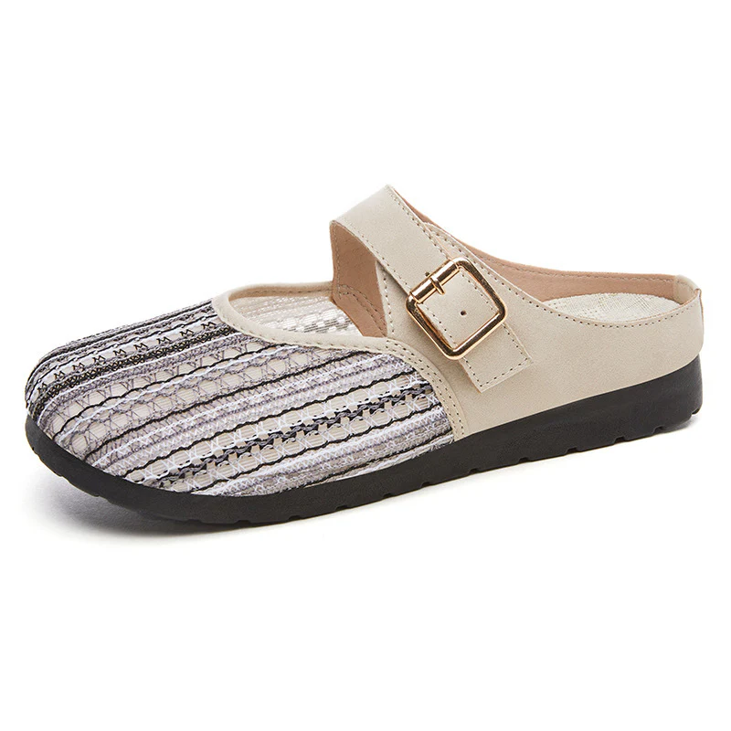 Damen Komfortable Clogs mit verstellbarem Riemen und atmungsaktiver Oberfläche Heidi Mode - Image 6