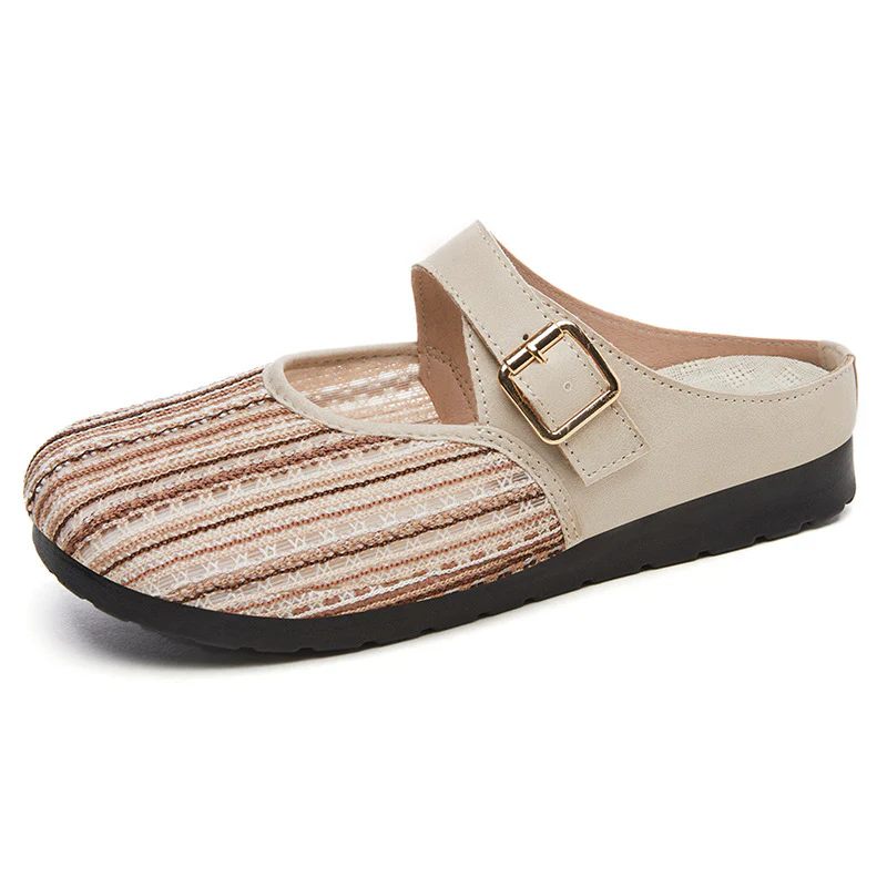Damen Komfortable Clogs mit verstellbarem Riemen und atmungsaktiver Oberfläche Heidi Mode - Image 8