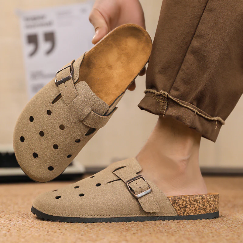 Damen Komfortable Clogs mit verstellbarem Riemen und atmungsaktiver Oberflächenstruktur Heidi Mode - Image 2