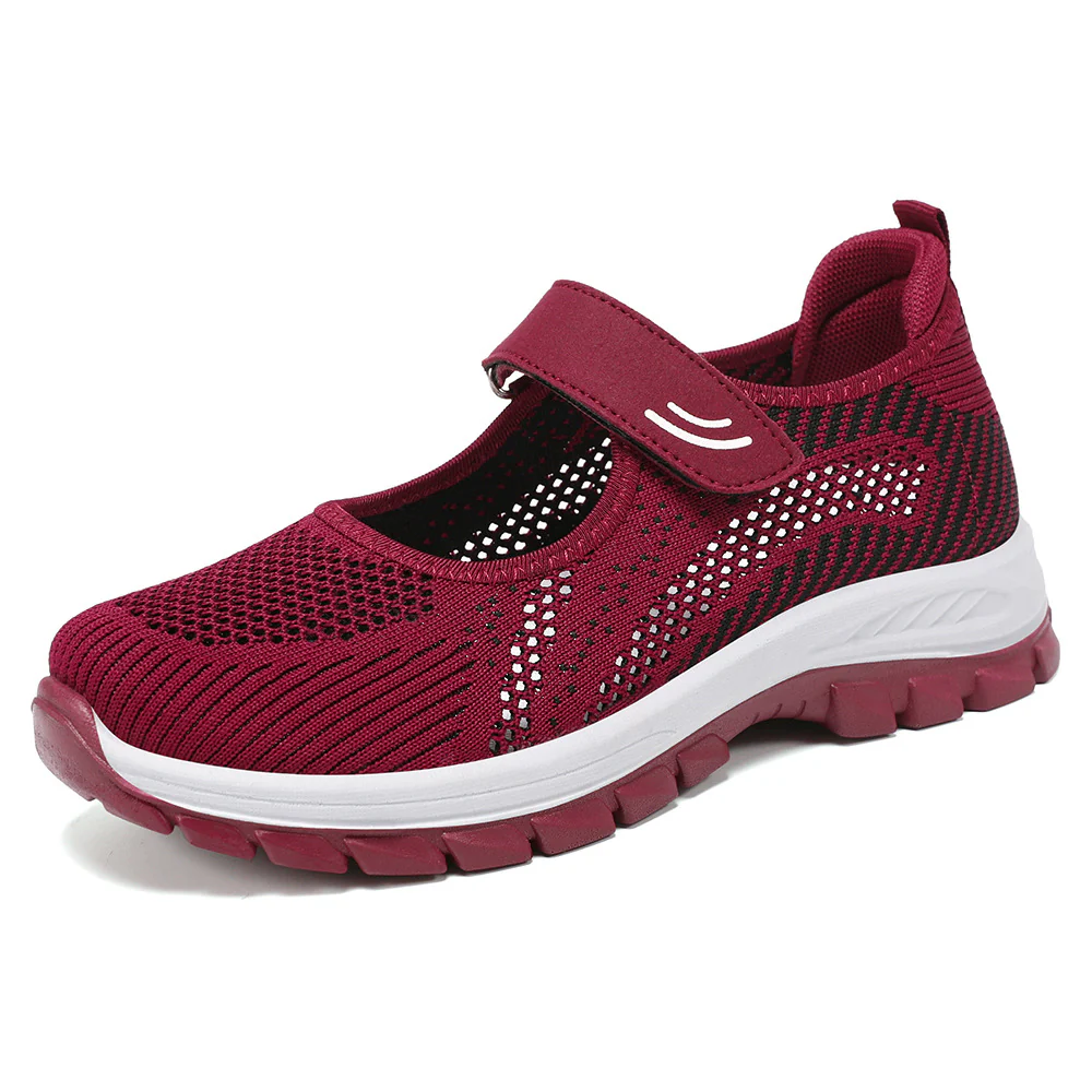Damen Komfortable Freizeitschuhe mit verstellbarem Klettverschluss Heidi Mode - Image 6