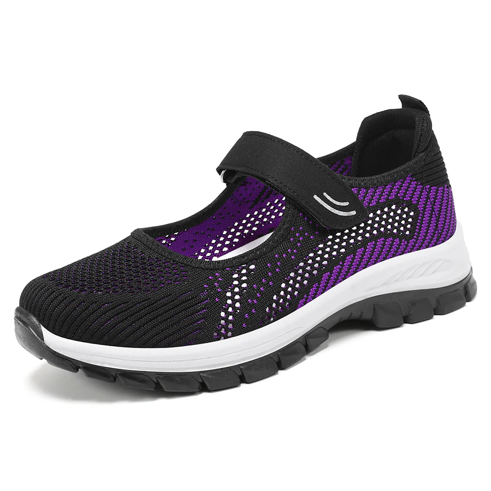 Damen Komfortable Freizeitschuhe mit verstellbarem Klettverschluss Heidi Mode - Image 8