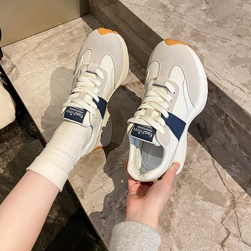 Damen komfortable Freizeitsneaker mit atmungsaktivem Obermaterial und modischem Design Heidi Mode - Image 3