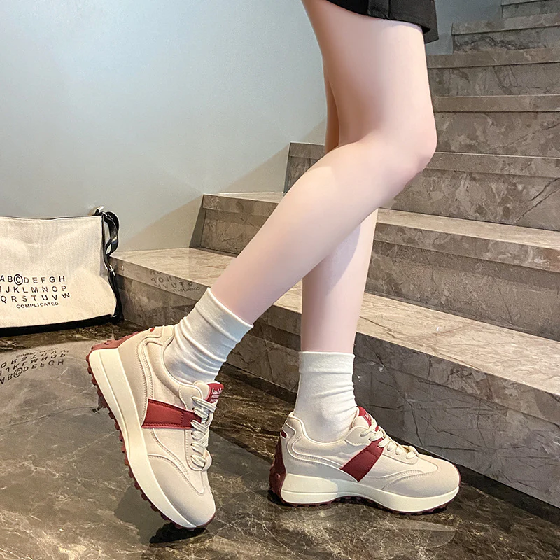 Damen komfortable Freizeitsneaker mit atmungsaktivem Obermaterial und modischem Design Heidi Mode - Image 4
