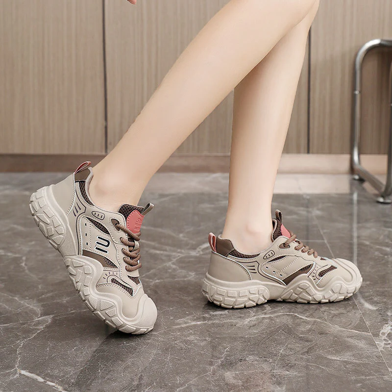 Damen Komfortable Freizeitsneaker mit atmungsaktiver Netzstruktur und sportlichem Design Heidi Mode - Image 3
