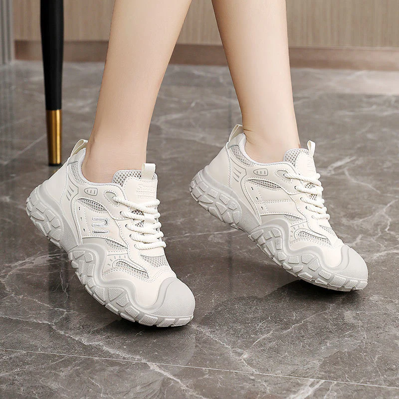 Damen Komfortable Freizeitsneaker mit atmungsaktiver Netzstruktur und sportlichem Design Heidi Mode - Image 4