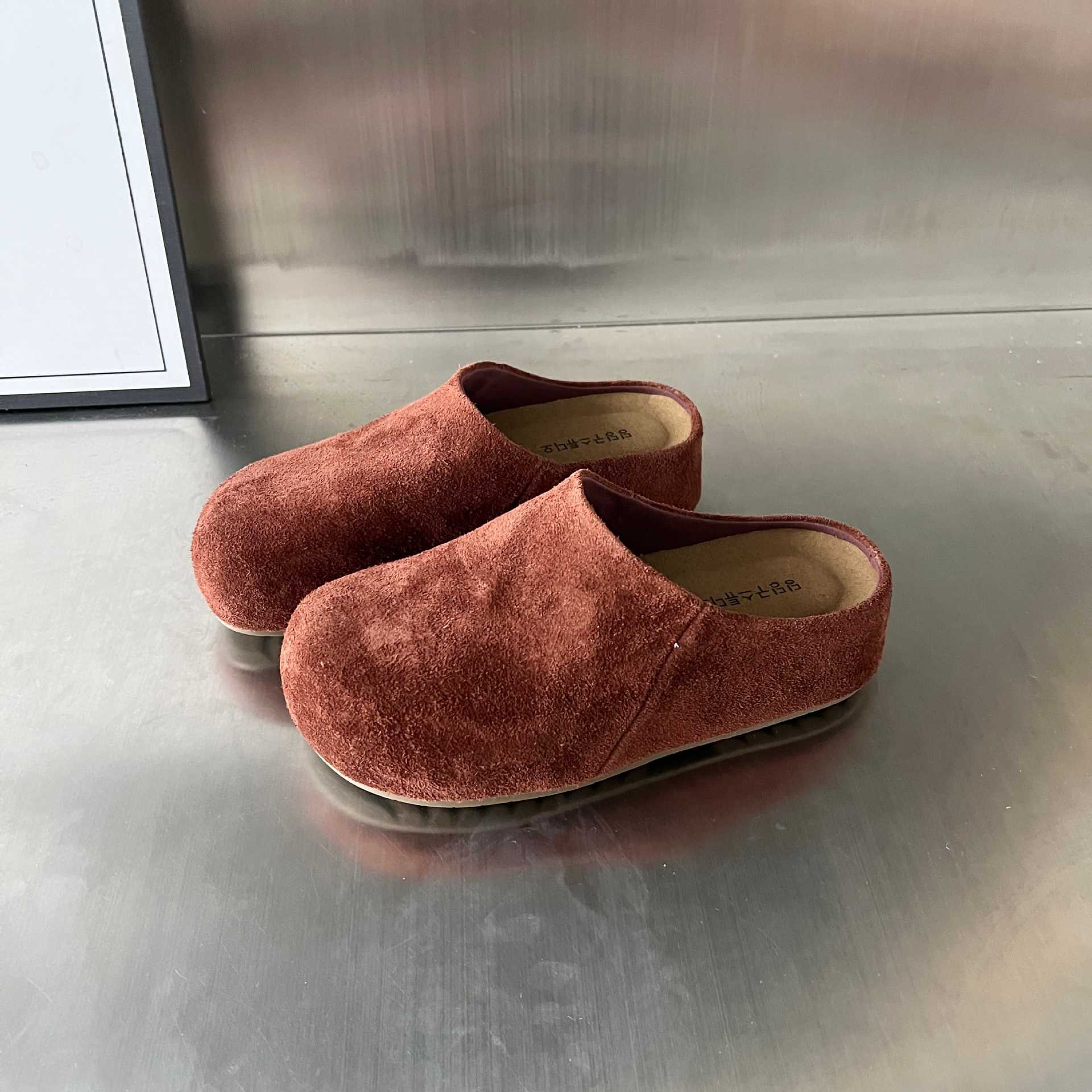Damen Komfortable Hausschuhe aus weichem Wildleder mit gepolstertem Fußbett Heidi Mode - Image 6