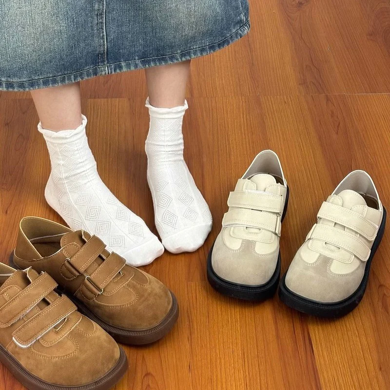 Damen Komfortable Klettverschluss-Sneaker mit atmungsaktivem Obermaterial Heidi Mode - Image 4
