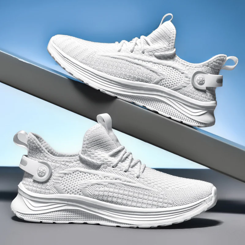Damen Komfortable Lauf-Sneaker mit elastischem Strick-Obermaterial Heidi Mode - Image 3