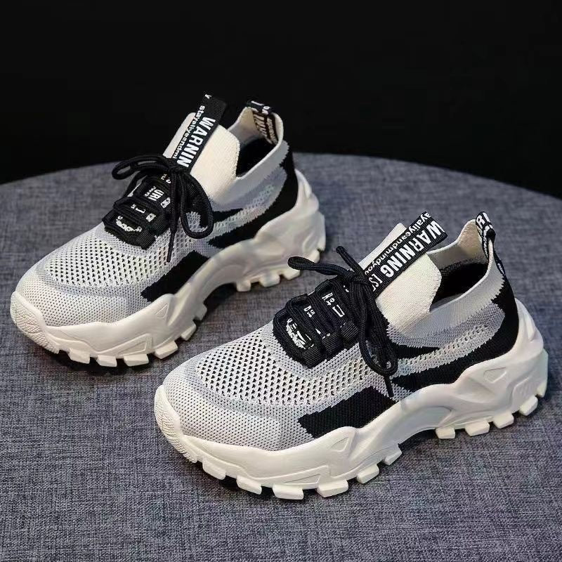 Damen Komfortable Lauf- und Freizeitsneaker mit elastischem Strickmaterial Heidi Mode - Image 7