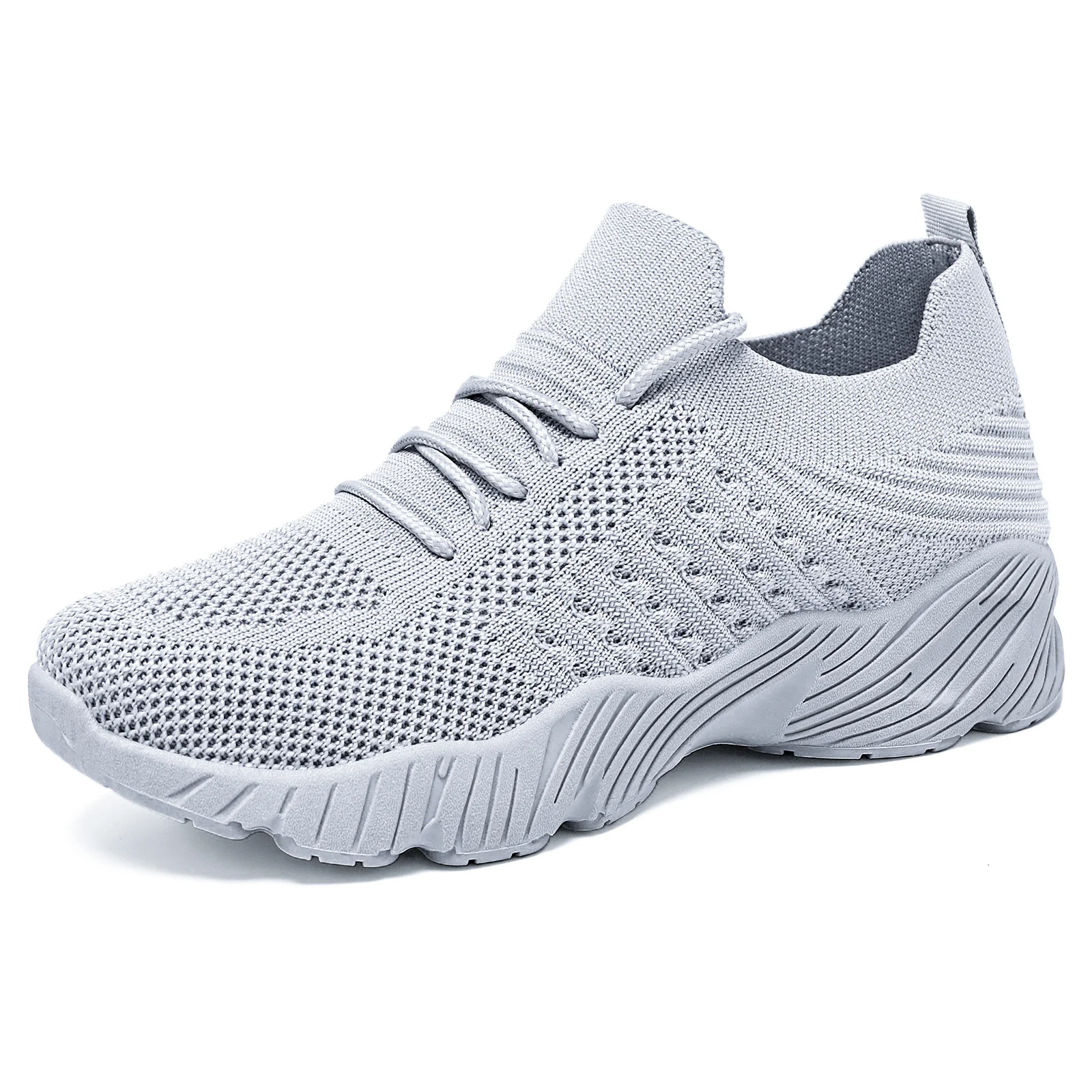 Damen Komfortable Leichtgewicht Sneakers mit atmungsaktivem Strickdesign Heidi Mode - Image 9