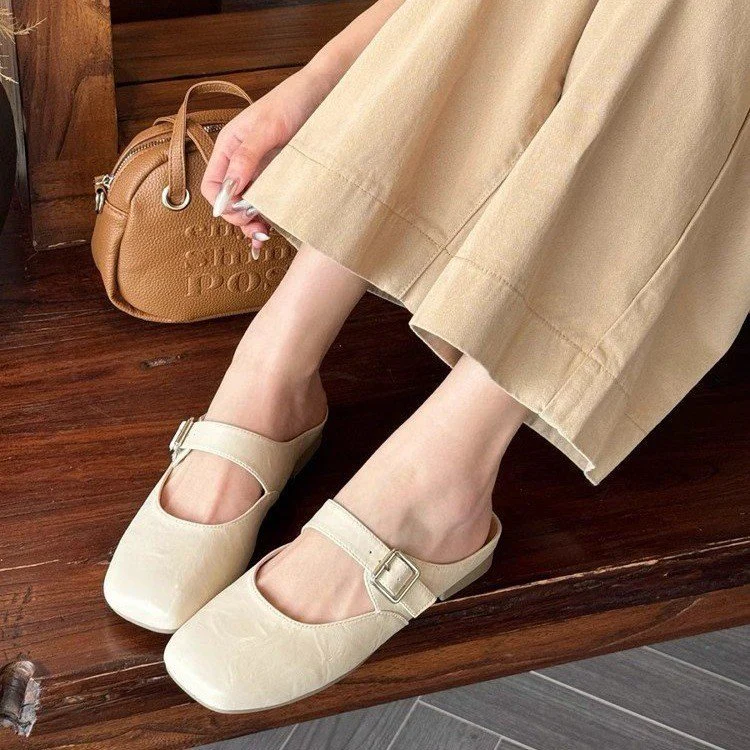 Damen Komfortable Mary Jane Schuhe mit verstellbarem Riemen und modischem Design Heidi Mode - Image 4