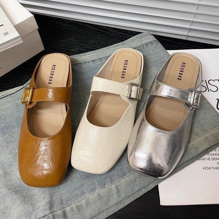 Damen Komfortable Mary Jane Schuhe mit verstellbarem Riemen und modischem Design Heidi Mode - Image 5