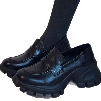 Damen Komfortable Mokassins mit auffälliger Plattform Heidi Mode - Image 5