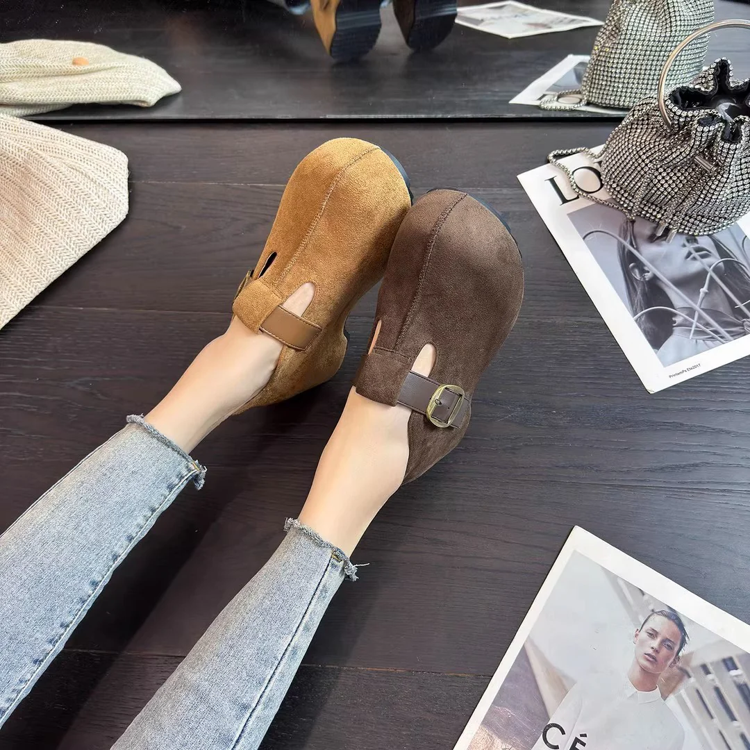 Damen Komfortable Mokassins mit modischer Schnalle und weichem Innenfutter Heidi Mode - Image 4