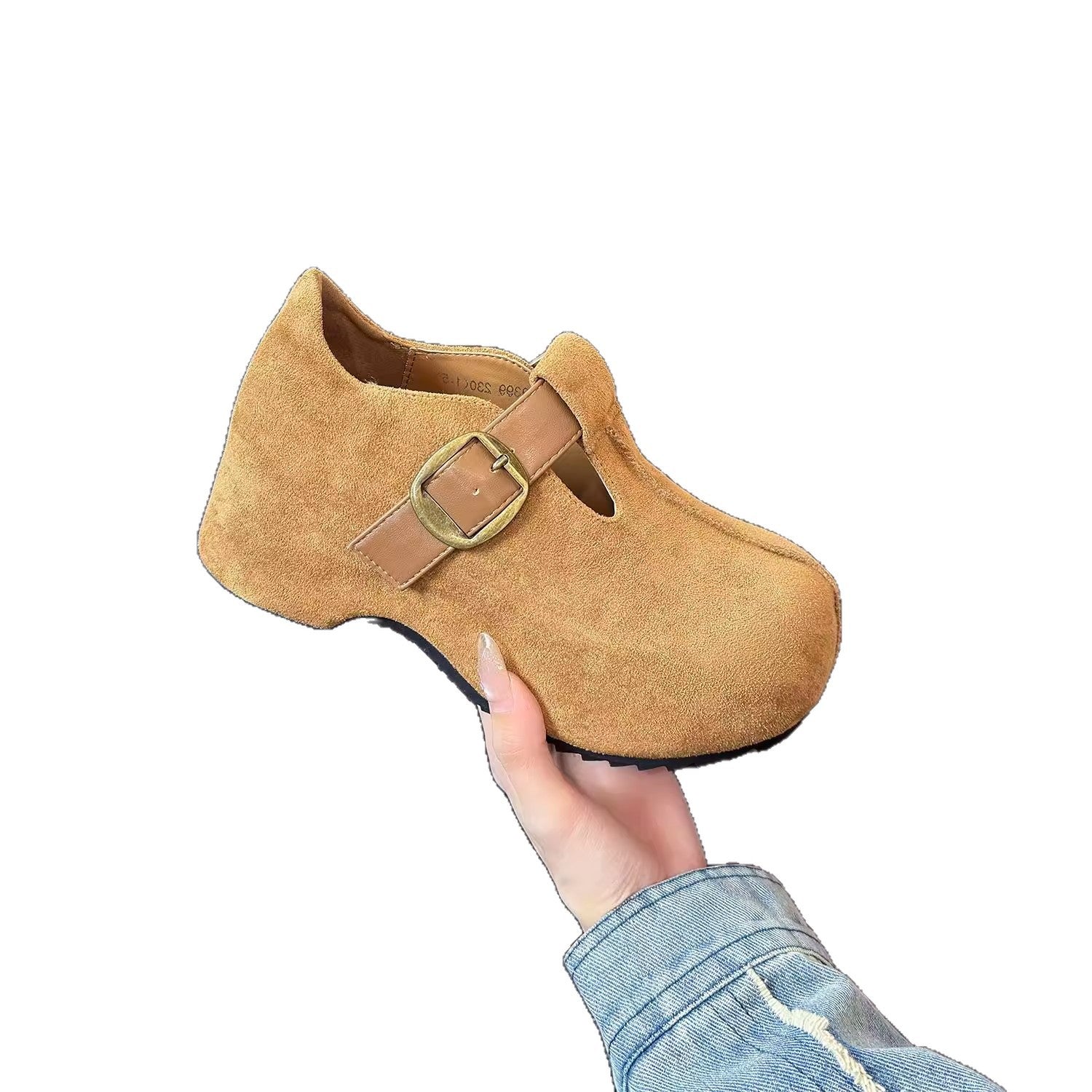 Damen Komfortable Mokassins mit modischer Schnalle und weichem Innenfutter Heidi Mode - Image 5