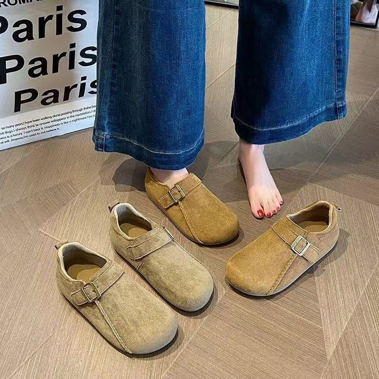 Damen Komfortable Mokassins mit verstellbarem Riemen und weichem Obermaterial Heidi Mode - Image 5