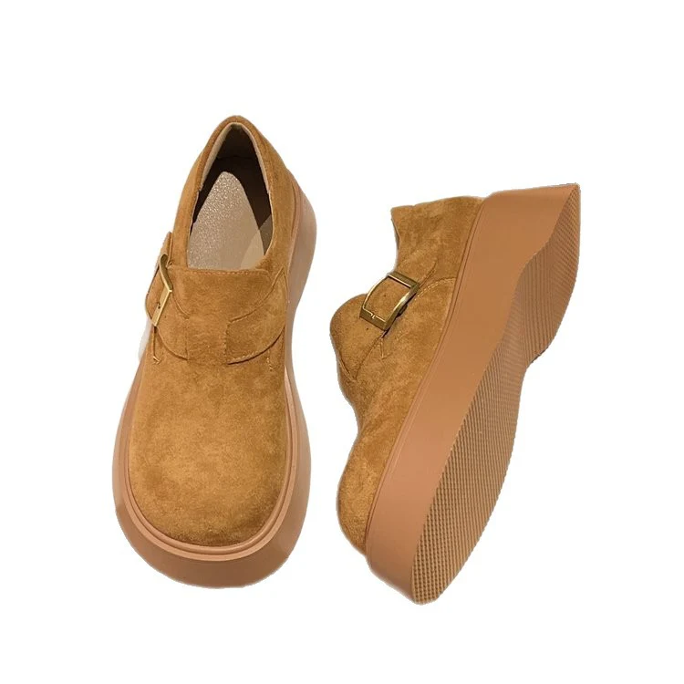 Damen Komfortable Plateau-Clogs mit eleganter Schnallenverzierung Heidi Mode - Image 5