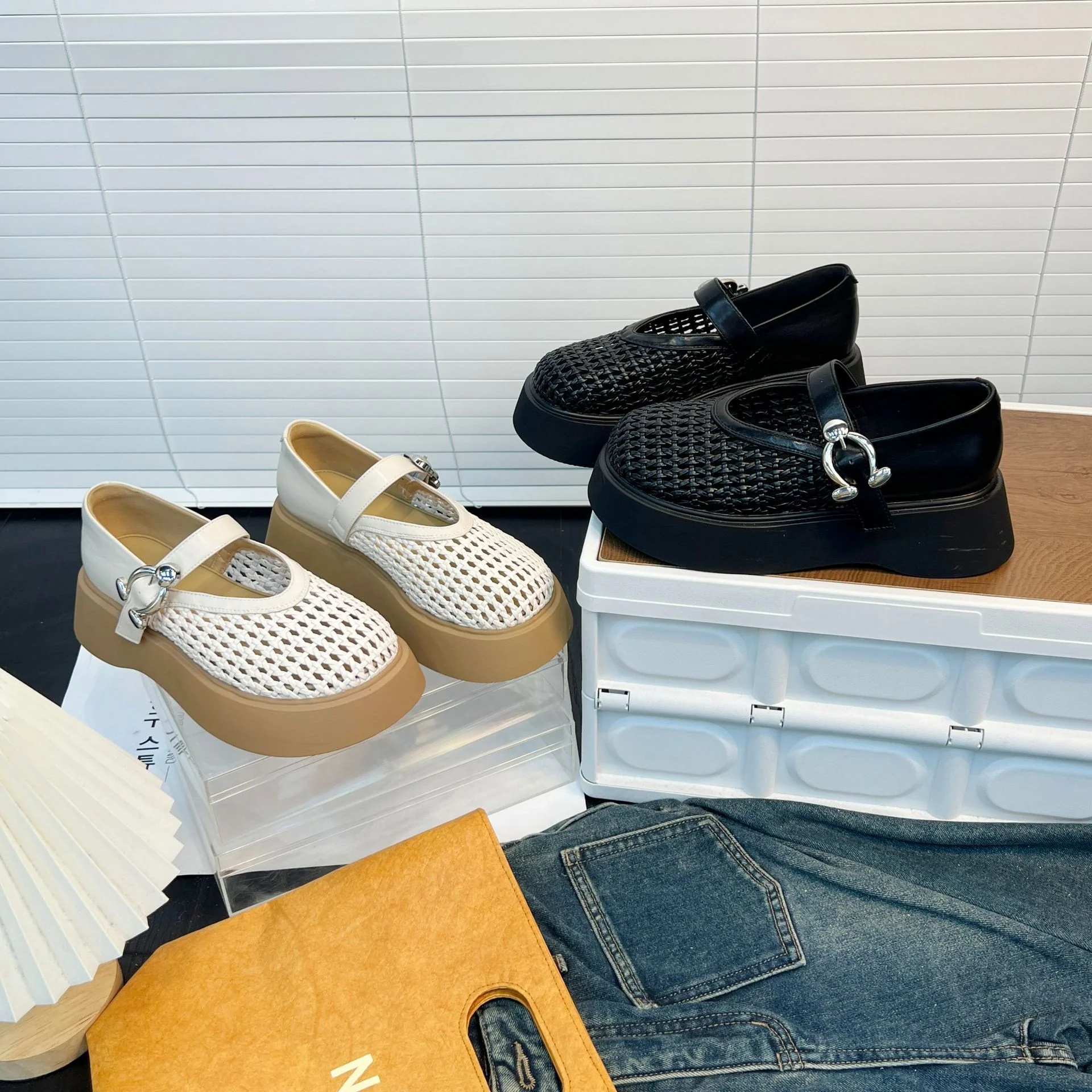 Damen Komfortable Plateau-Schuhe mit Netzdesign Heidi Mode - Image 3