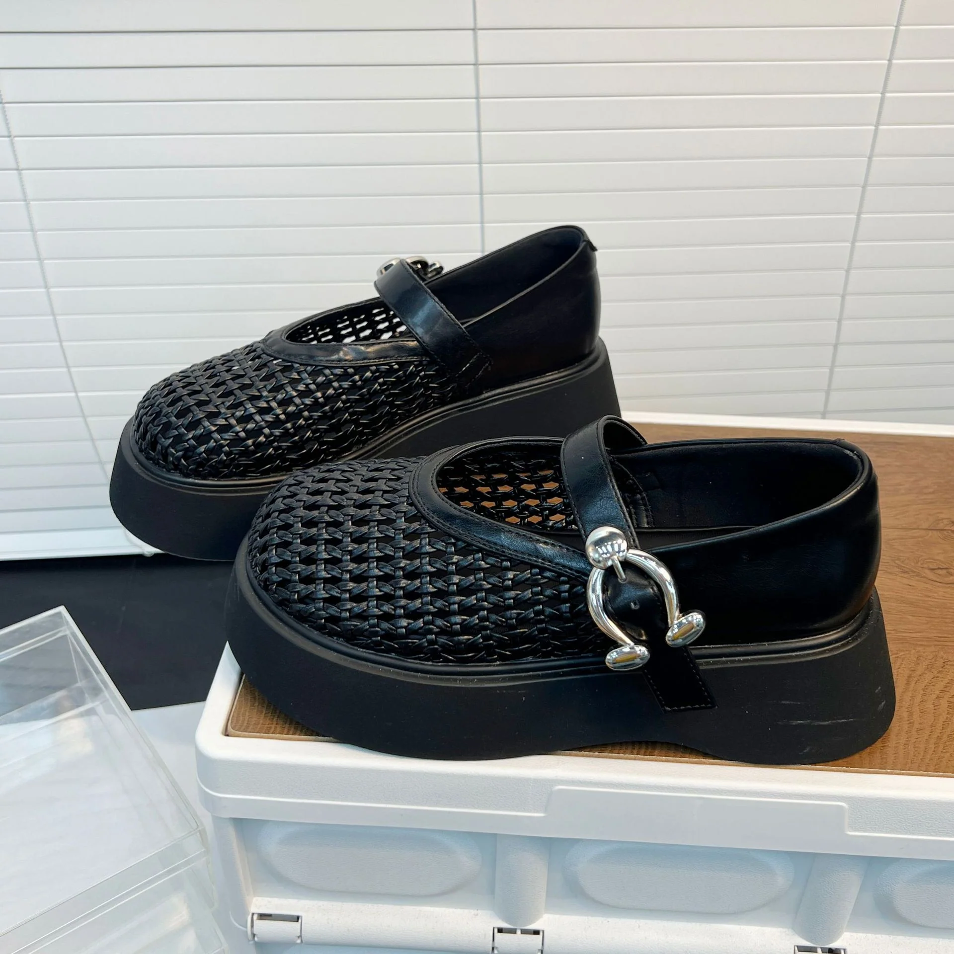 Damen Komfortable Plateau-Schuhe mit Netzdesign Heidi Mode - Image 6