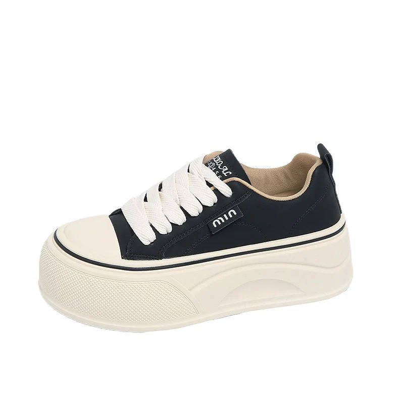 Damen Komfortable Plateau-Sneaker mit elastischen Schnürsenkeln Heidi Mode - Image 6
