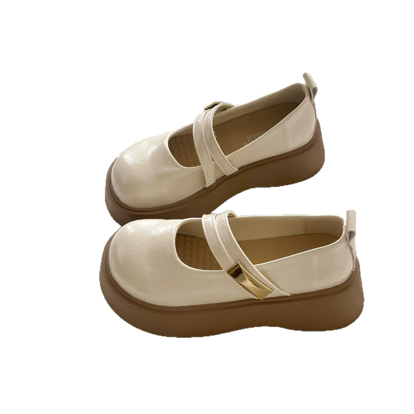 Damen Komfortable Riemchen-Lederschuhe mit modischen Akzenten Heidi Mode - Image 5