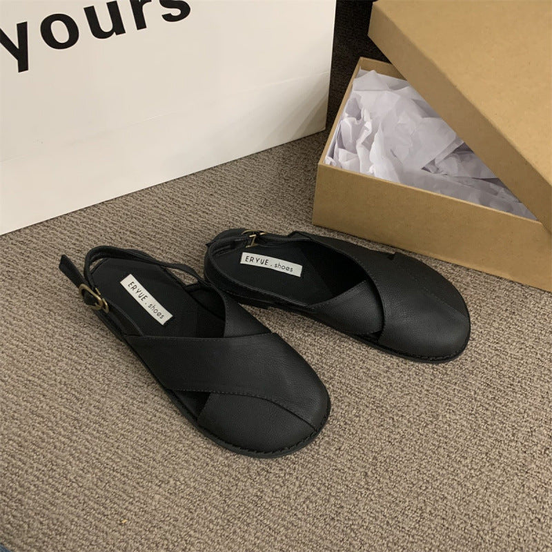 Damen Komfortable Sandalen mit praktischem Klettverschluss und modernem Schnitt Heidi Mode - Image 3