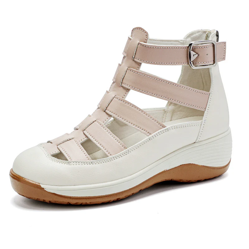 Damen Komfortable Sandaletten mit verstellbaren Riemen und dämpfendem Fußbett Heidi Mode - Image 6
