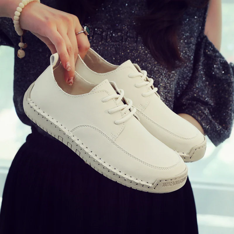 Damen Komfortable Schnürschuhe aus hochwertigem Leder Heidi Mode - Image 6