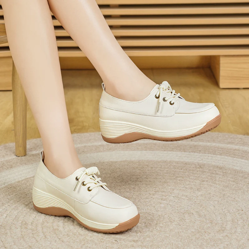 Damen Komfortable Schnürschuhe mit ergonomischer Sohle und modischem Design Heidi Mode - Image 2