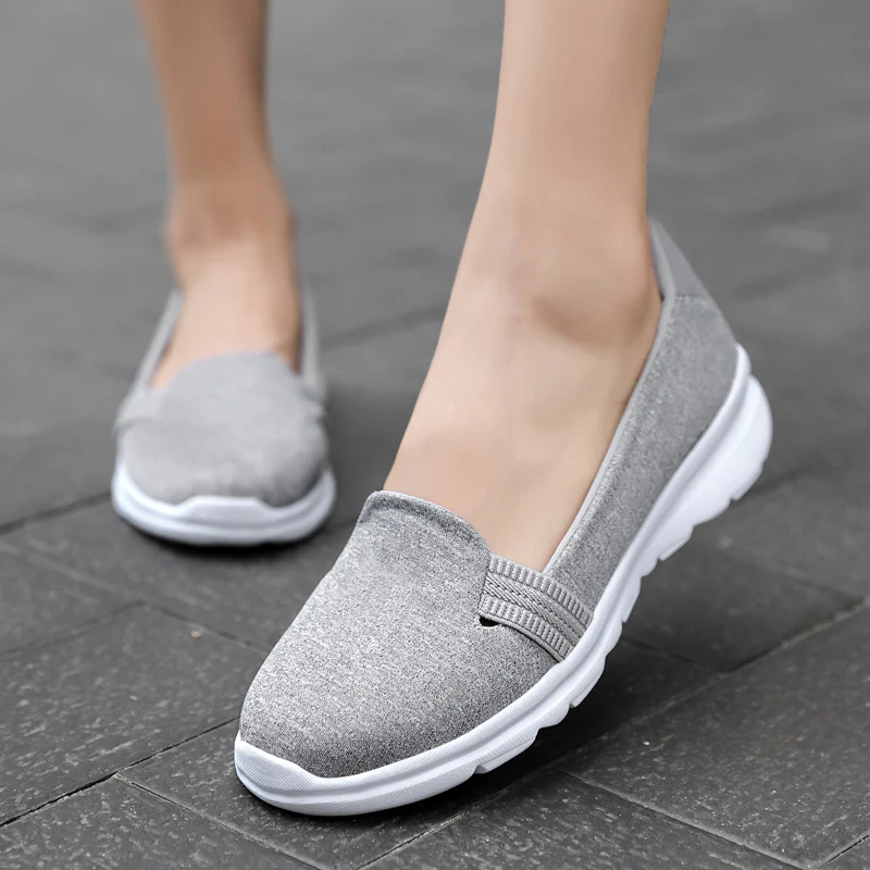 Damen Komfortable Slip-On Freizeitschuhe Heidi Mode - Image 2
