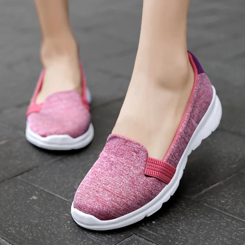 Damen Komfortable Slip-On Freizeitschuhe Heidi Mode - Image 3