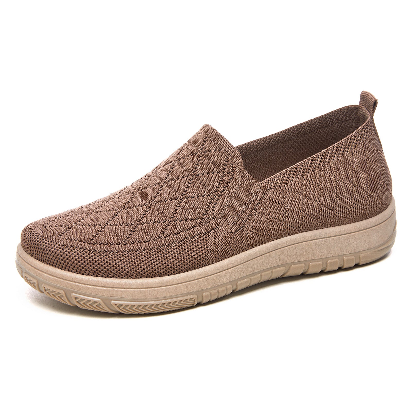 Damen Komfortable Slip-On Freizeitschuhe mit atmungsaktivem Strickdesign Heidi Mode - Image 7