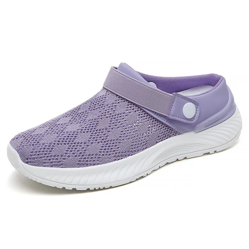 Damen Komfortable Slip-On Freizeitschuhe mit elastischem Knöchelriegel Heidi Mode - Image 8