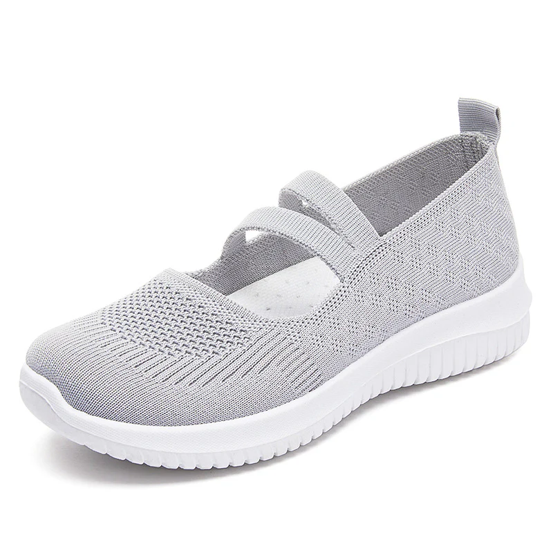 Damen Komfortable Slip-On Freizeitschuhe mit elastischen Riemen Heidi Mode - Image 4