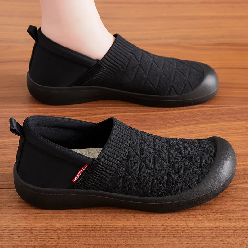Damen Komfortable Slip-On Freizeitschuhe mit elastischer Sohle Heidi Mode - Image 2