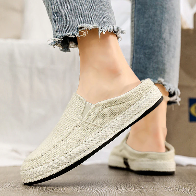Damen Komfortable Slip-On Freizeitschuhe mit geflochtenem Design Heidi Mode - Image 4