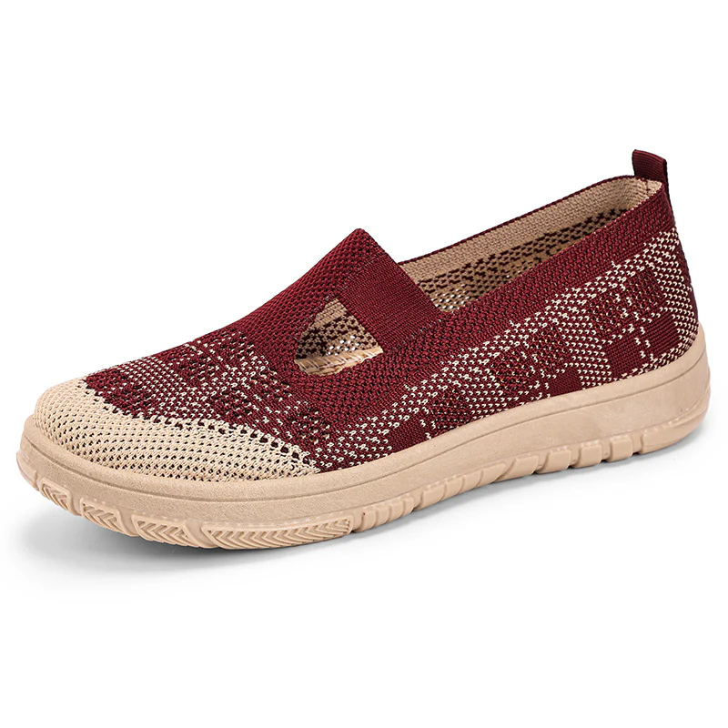 Damen Komfortable Slip-On Freizeitschuhe mit luftdurchlässigem Obermaterial Heidi Mode - Image 6