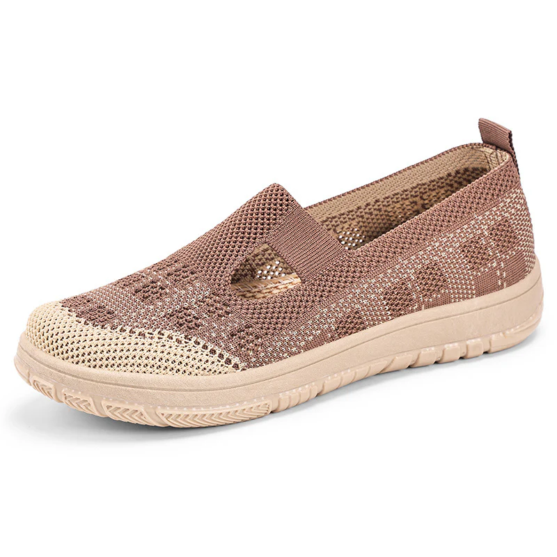 Damen Komfortable Slip-On Freizeitschuhe mit luftdurchlässigem Obermaterial Heidi Mode - Image 7