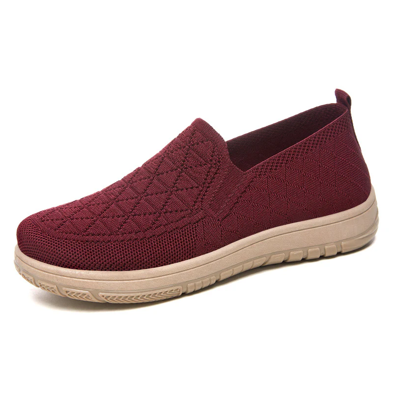 Damen Komfortable Slip-On Freizeitschuhe mit strukturiertem Obermaterial Heidi Mode - Image 5