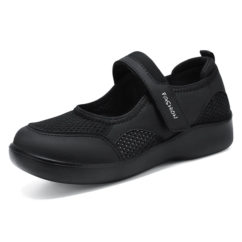 Damen Komfortable Slip-On Freizeitschuhe mit verstellbarem Klettverschluss Heidi Mode - Image 8