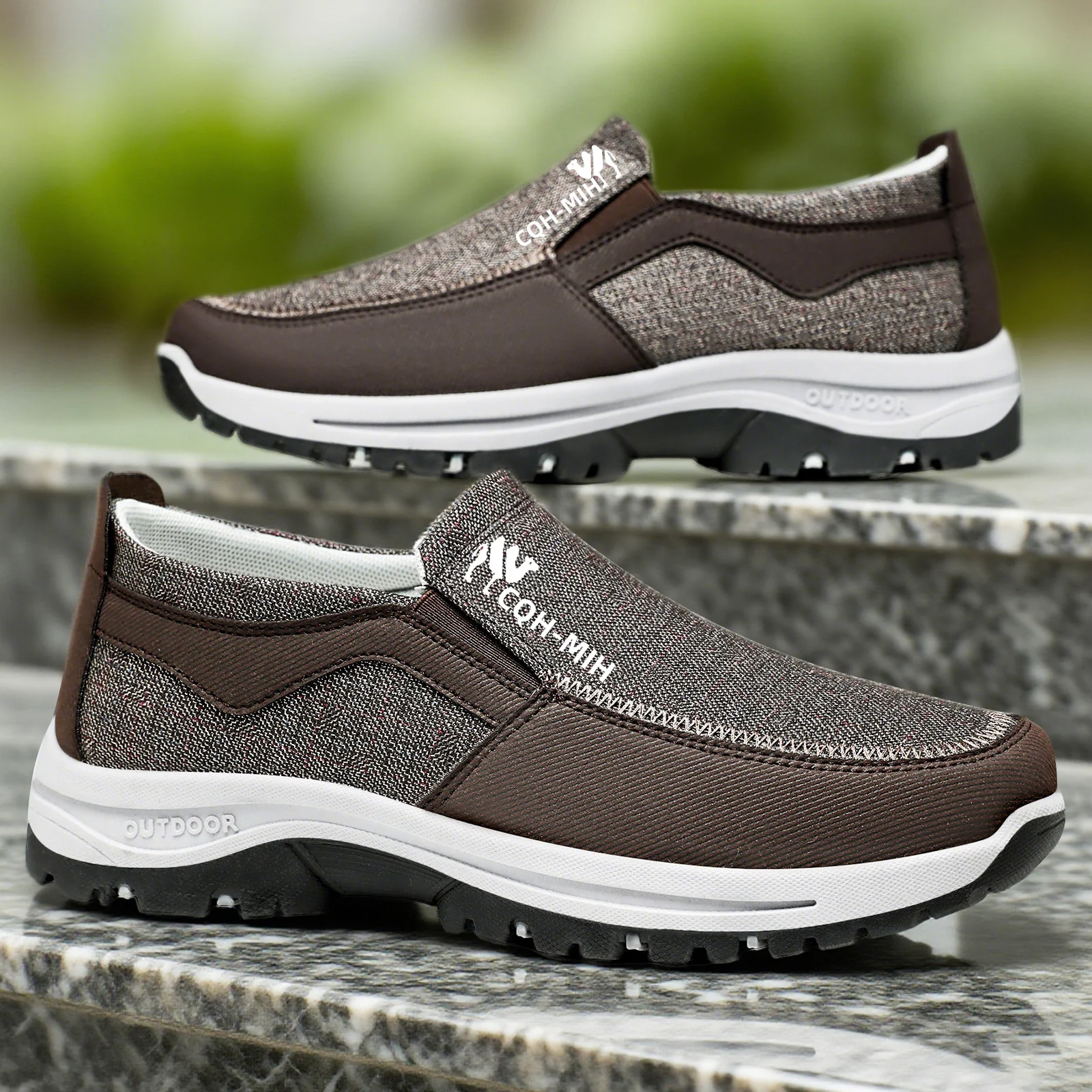 Damen Komfortable Slip-On Halbschuhe mit rutschfester Sohle und atmungsaktivem Obermaterial Heidi Mode - Image 2