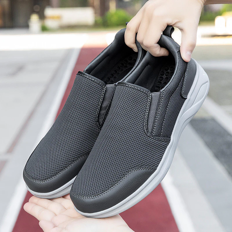 Damen Komfortable Slip-On Sneakers mit atmungsaktivem Mesh-Obermaterial Heidi Mode - Image 6