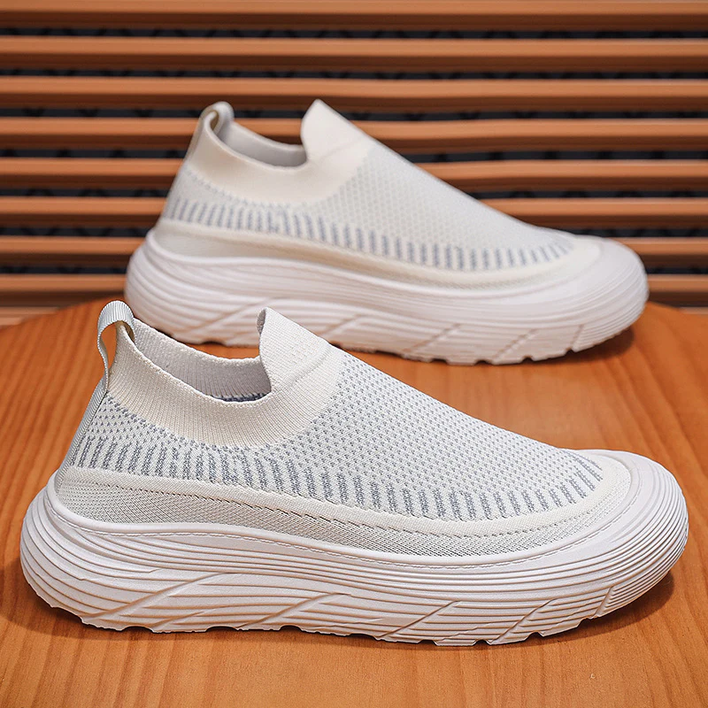 Damen Komfortable Slip-On Sneakers mit atmungsaktivem Obermaterial Heidi Mode - Image 7