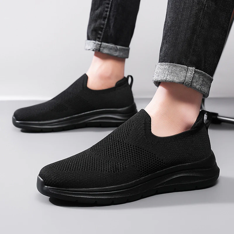 Damen Komfortable Slip-On Sneakers mit atmungsaktivem Obermaterial Heidi Mode - Image 3
