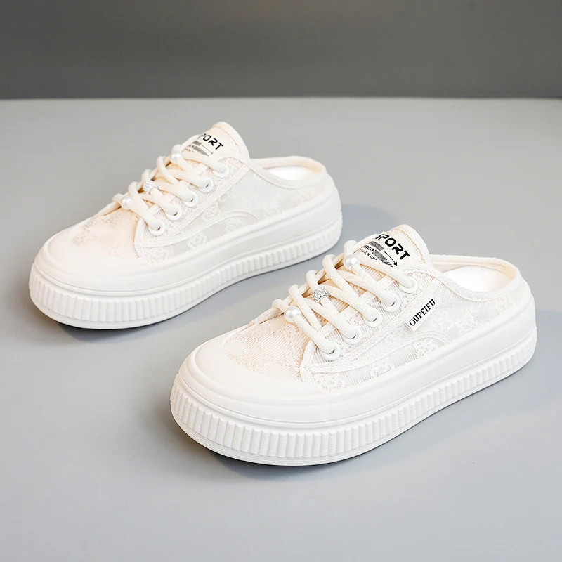Damen komfortable Slip-On Sneakers mit atmungsaktiver Netzstruktur und dämpfendem Sohlenprofil Heidi Mode - Image 2