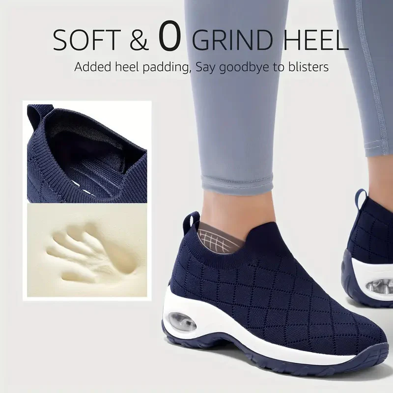 Damen Komfortable Slip-On Sneakers mit innovativer Luftpolstertechnologie Heidi Mode - Image 2