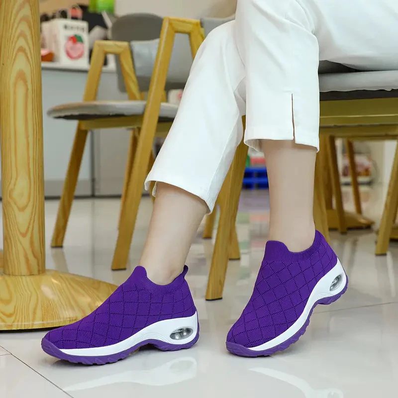 Damen Komfortable Slip-On Sneakers mit innovativer Luftpolstertechnologie Heidi Mode - Image 3