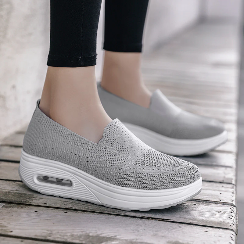 Damen Komfortable Slip-On Sneakers mit Luftpolstertechnologie Heidi Mode - Image 2